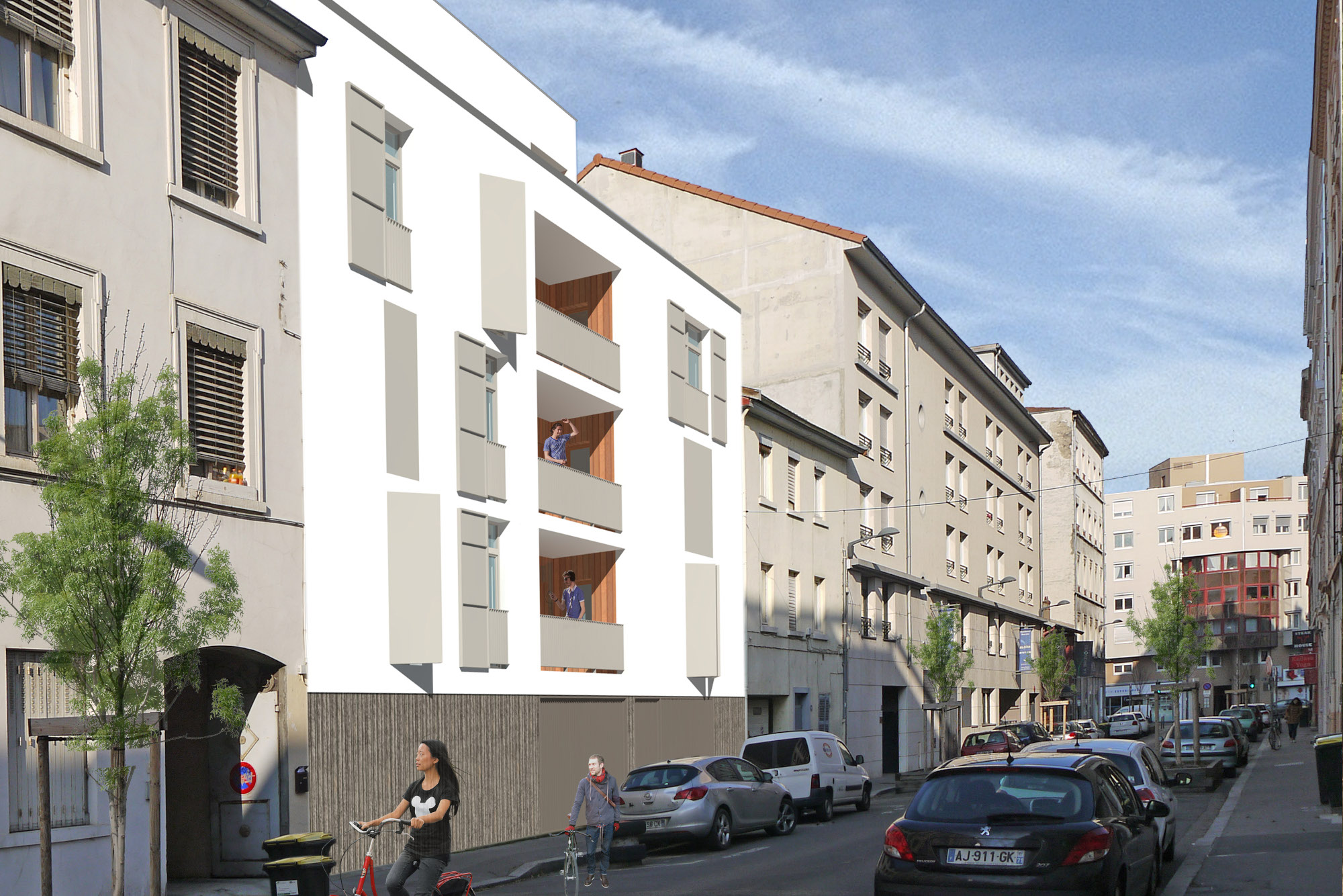 Immeuble de logement à Villeurbanne